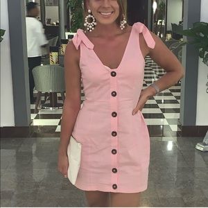 PrettyLittleThing Button Front Dress